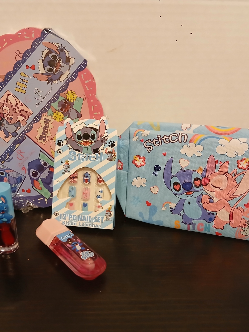 Disney Lilo & Stitch Kids Blue Cosmetic & Nail Set